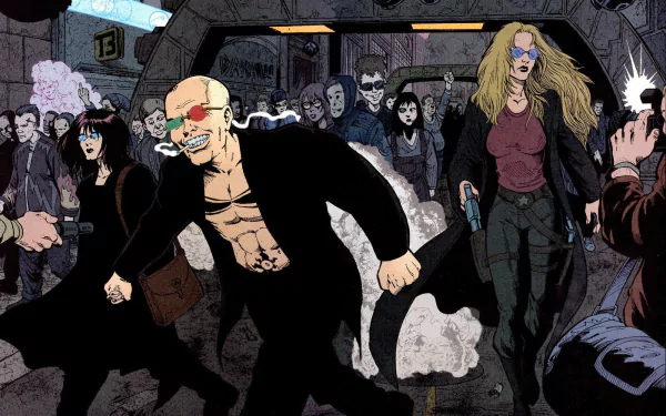 Spider Jerusalem Comic Transmetropolitan HD Desktop Wallpaper | Background Image