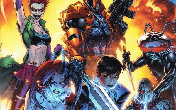 Comics Suicide Squad Black Manta Deathstroke Harley Quinn Deadshot DC Comics HD Wallpaper | Background Image