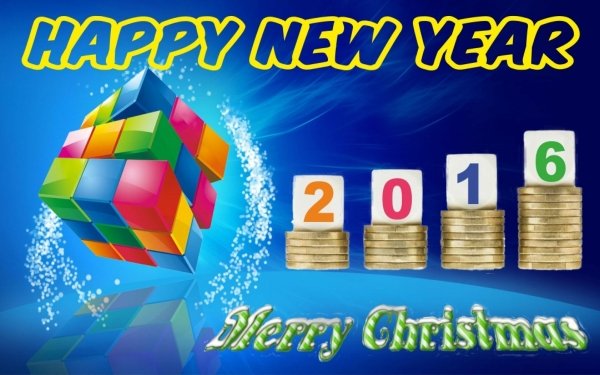 Holiday New Year 2016 New Year HD Wallpaper | Background Image