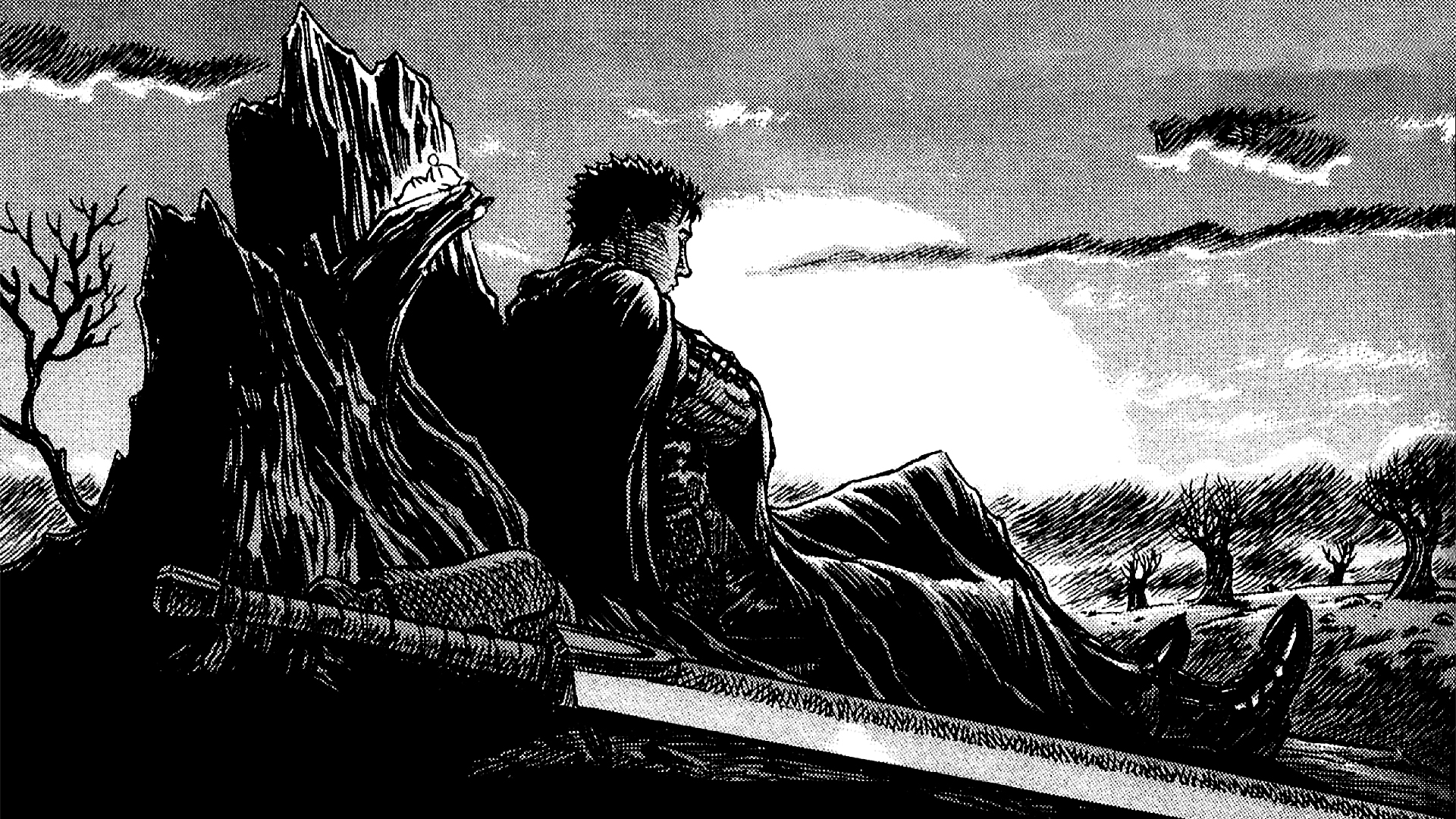 digital art #artwork #anime #Berserk #Guts #1080P #wallpaper #hdwallpaper  #desktop