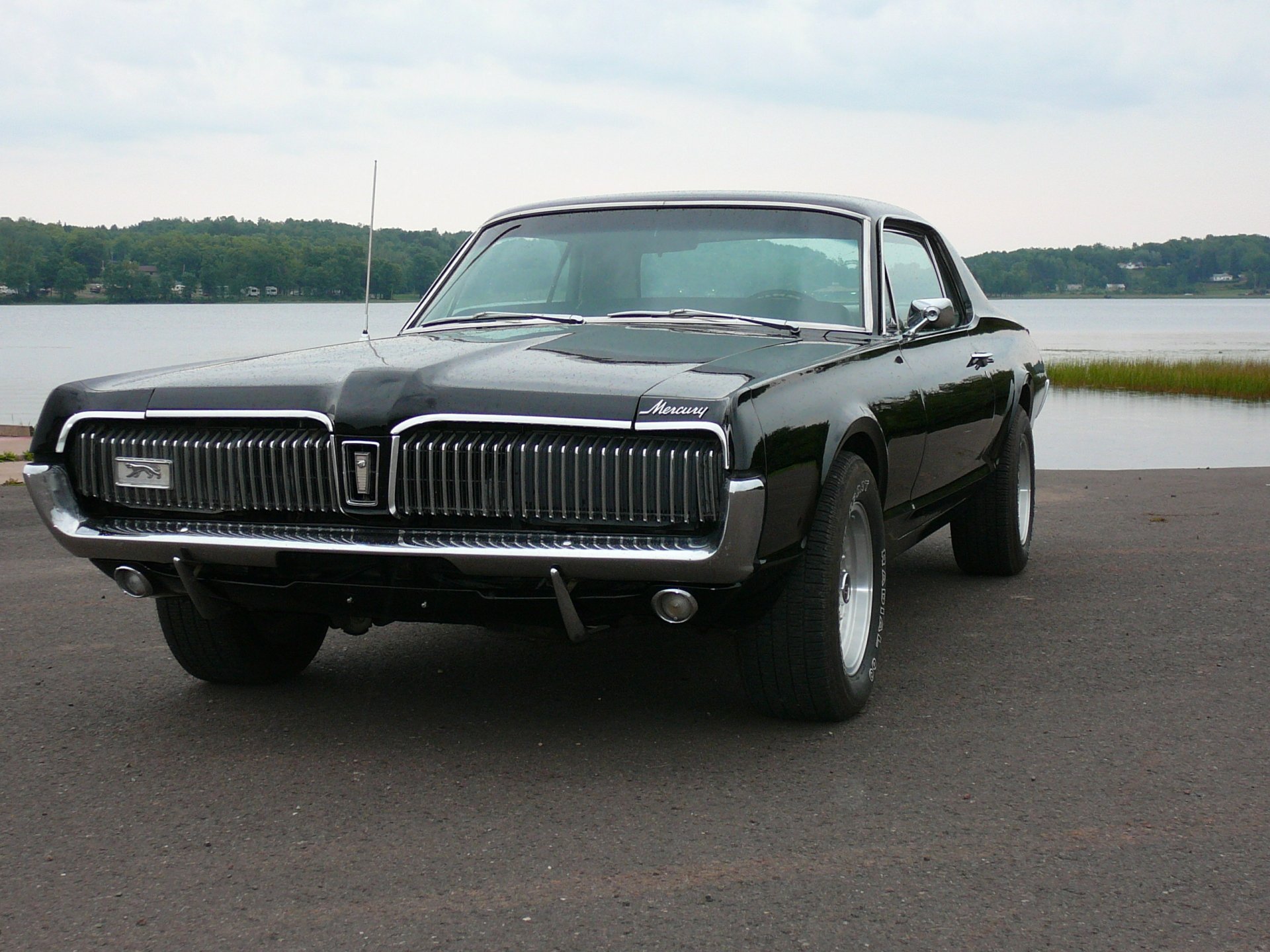 Download Black Car Vehicle Mercury Cougar HD Wallpaper