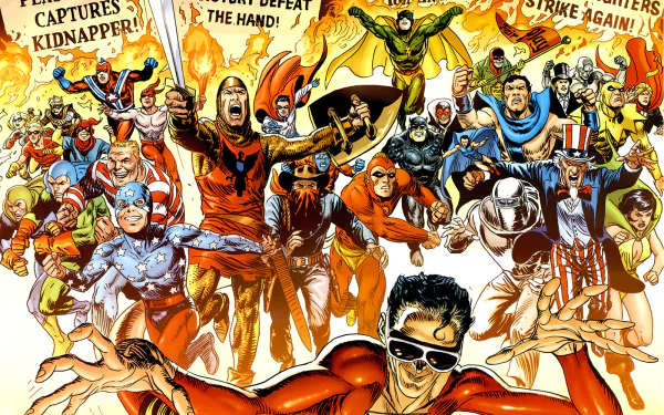 Wildcat (DC Comics) Plastic Man Comic DC Comics HD Desktop Wallpaper | Background Image