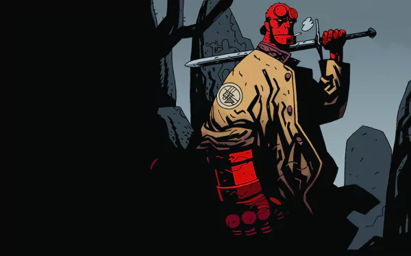 Comic Hellboy HD Desktop Wallpaper | Background Image