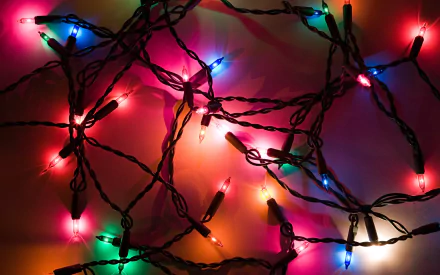 christmas lights holiday Christmas HD Desktop Wallpaper | Background Image