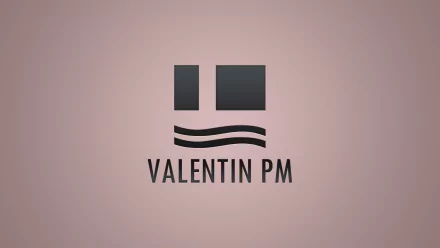  Valentin PM Logo Wallpaper black