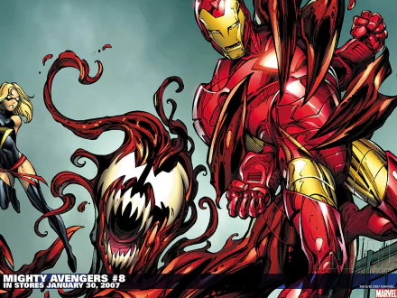 Iron Man Comic mighty avengers HD Desktop Wallpaper | Background Image