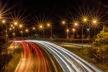 road light photography time lapse HD Desktop Wallpaper | Background Image