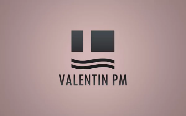  Valentin PM Logo Wallpaper black