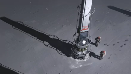 Sci Fi moon HD Desktop Wallpaper | Background Image