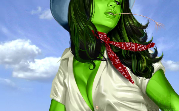 Jennifer Walters Comic She-Hulk HD Desktop Wallpaper | Background Image