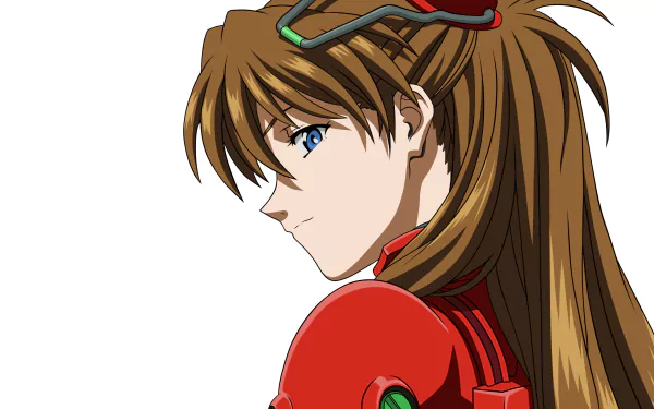 HD PC desktop wallpaper featuring Asuka Langley Sohryu from the anime Neon Genesis Evangelion, specifically Evangelion: 2.0 You Can (Not) Advance.