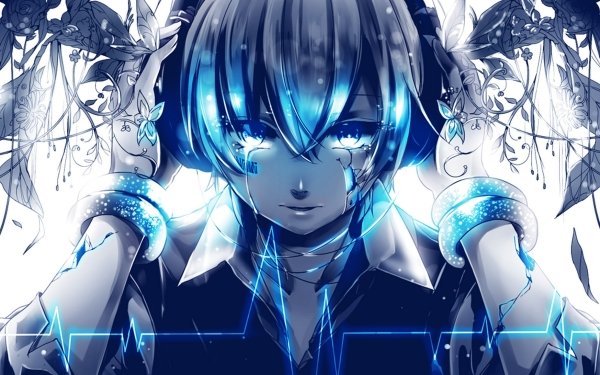 Anime Vocaloid Hatsune Miku Tears Short Hair HD Wallpaper | Background Image