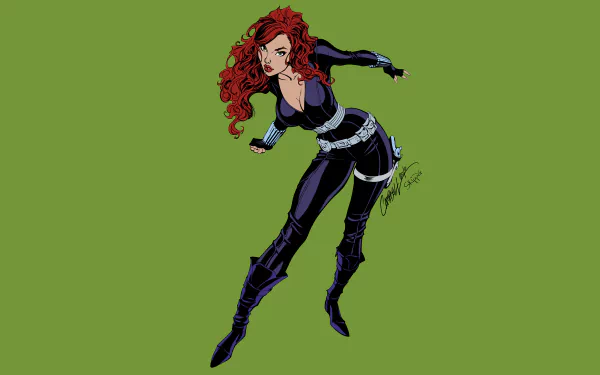 Comic Black Widow HD Desktop Wallpaper | Background Image