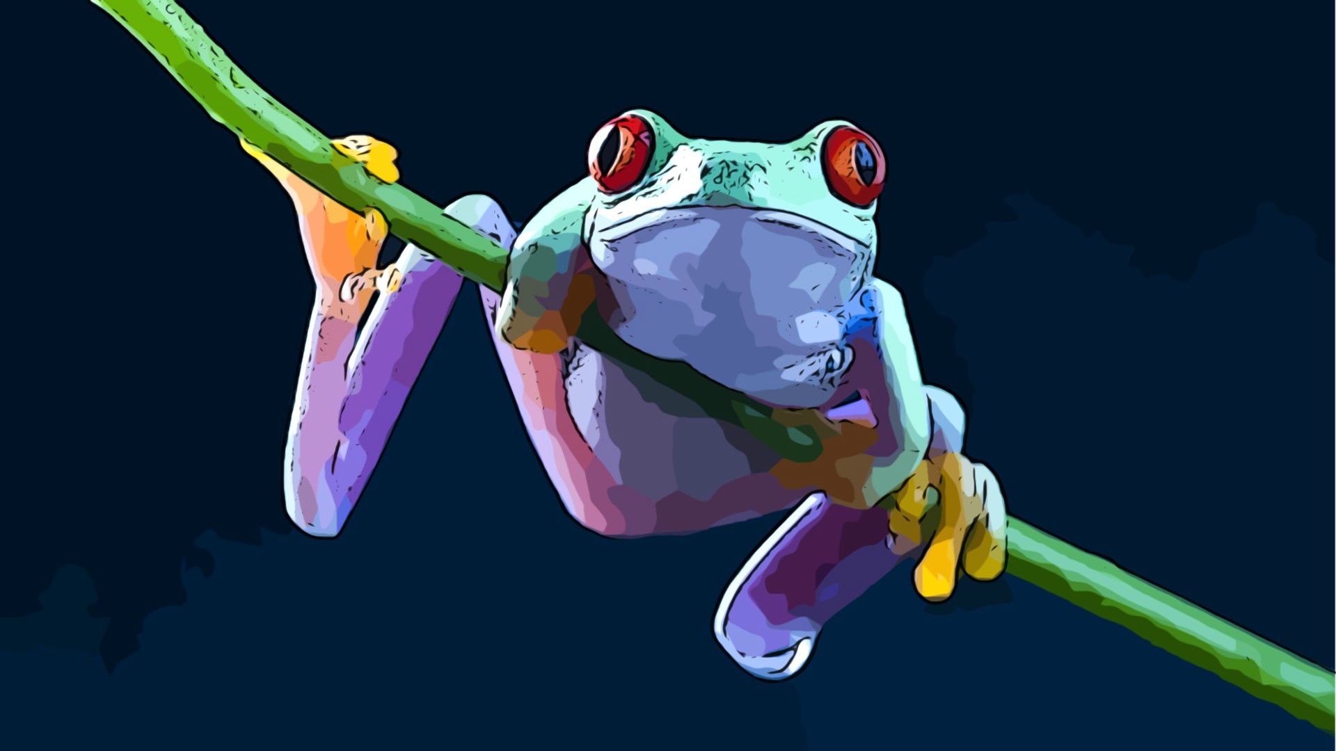 Animal Red Eyed Tree Frog HD Wallpaper | Background Image