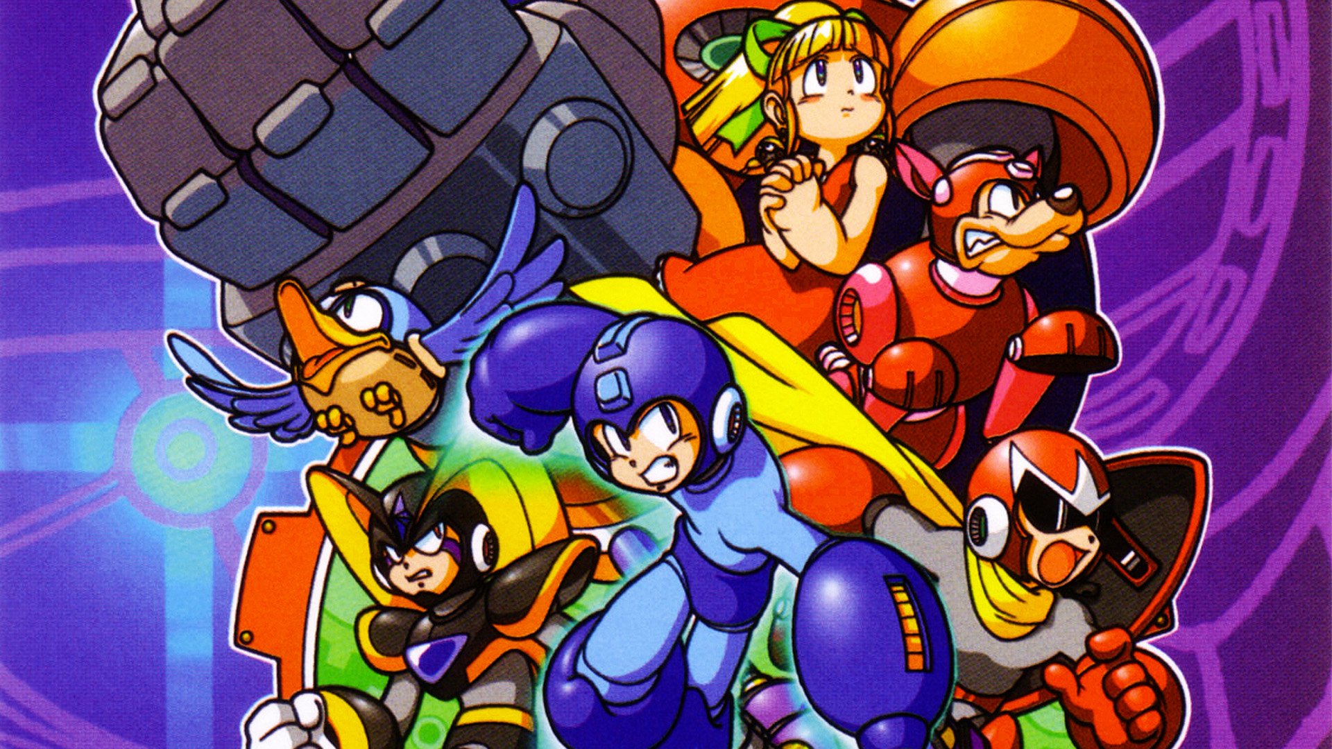 Download Video Game Mega Man 2: The Power Fighters HD Wallpaper