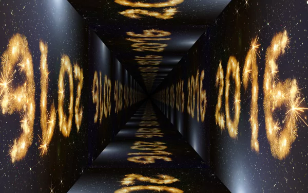  Tunnel to the year 2016 by Gerd Altmann