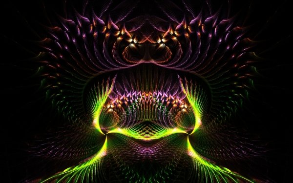Abstract Fractal Colorful Colors HD Wallpaper | Background Image