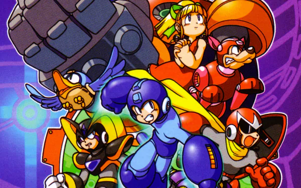 video game Mega Man 2: The Power Fighters HD Desktop Wallpaper | Background Image