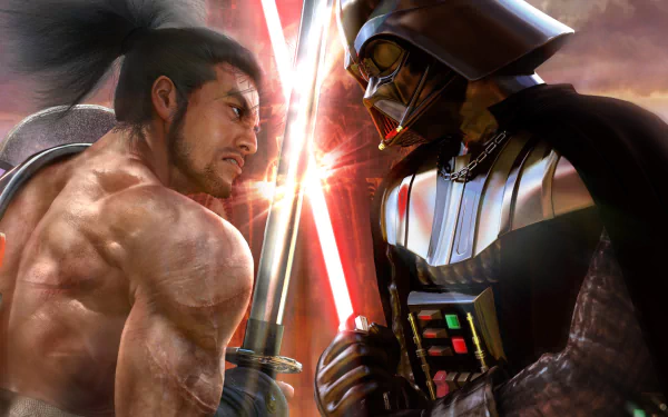 Soulcalibur VI Mitsurugi Heishirō Darth Vader video game SoulCalibur IV HD Desktop Wallpaper | Background Image