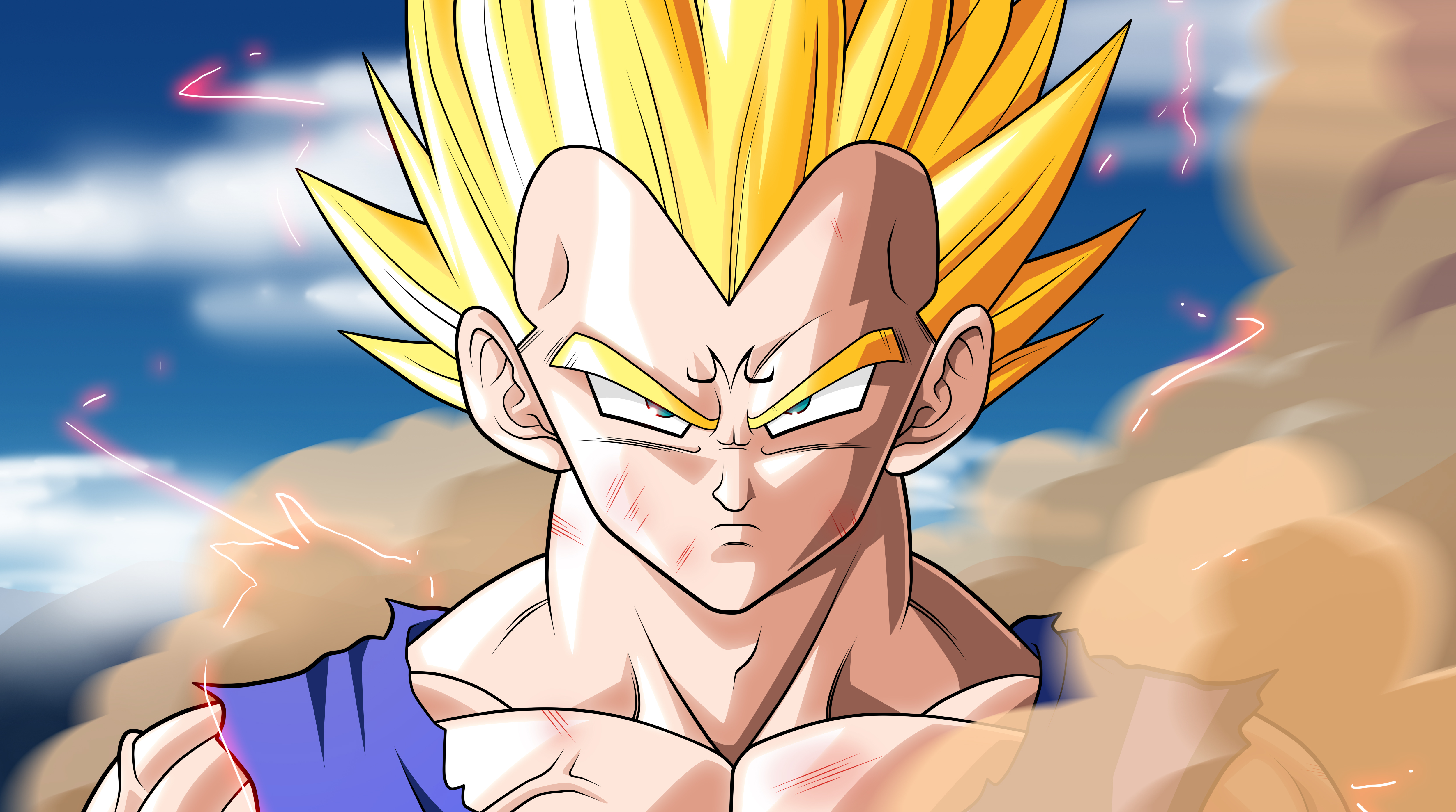 Wallpaper vegeta, dragon ball, artwork desktop wallpaper, hd image,  picture, background, 857dc2