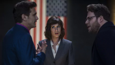 Lizzy Caplan Seth Rogen James Franco movie The Interview (2014) HD Desktop Wallpaper | Background Image