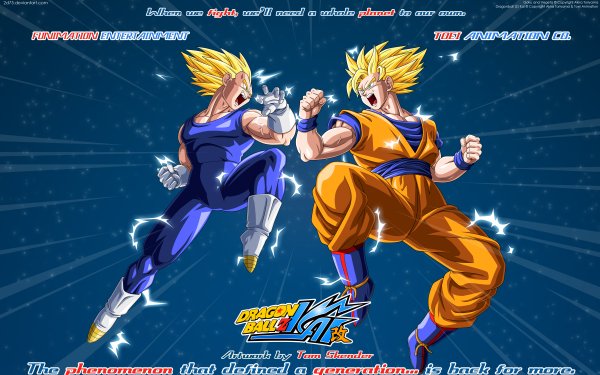 Anime Dragon Ball Z Kai Dragon Ball Vegeta Goku HD Wallpaper | Background Image