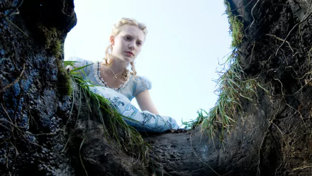 Alice (Alice in Wonderland) Mia Wasikowska movie Alice in Wonderland (2010) HD Desktop Wallpaper | Background Image