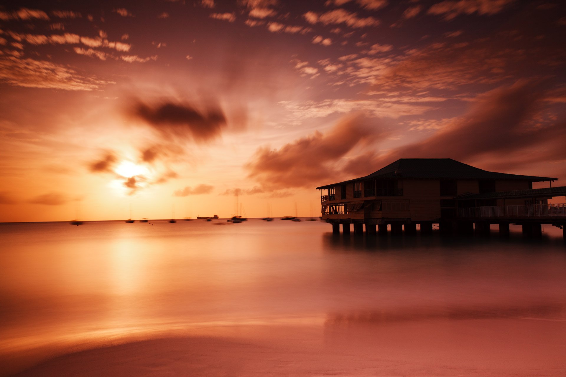 Download Building Photography Sunset  HD Wallpaper by Petr Kratochvil