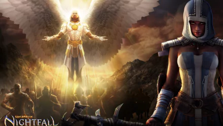 video game Guild Wars Nightfall HD Desktop Wallpaper | Background Image