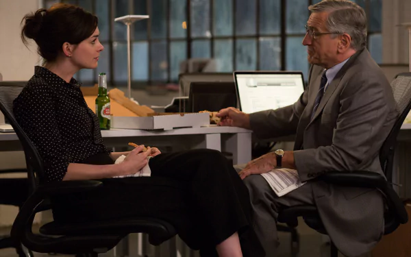 Anne Hathaway Robert De Niro movie The Intern HD Desktop Wallpaper | Background Image