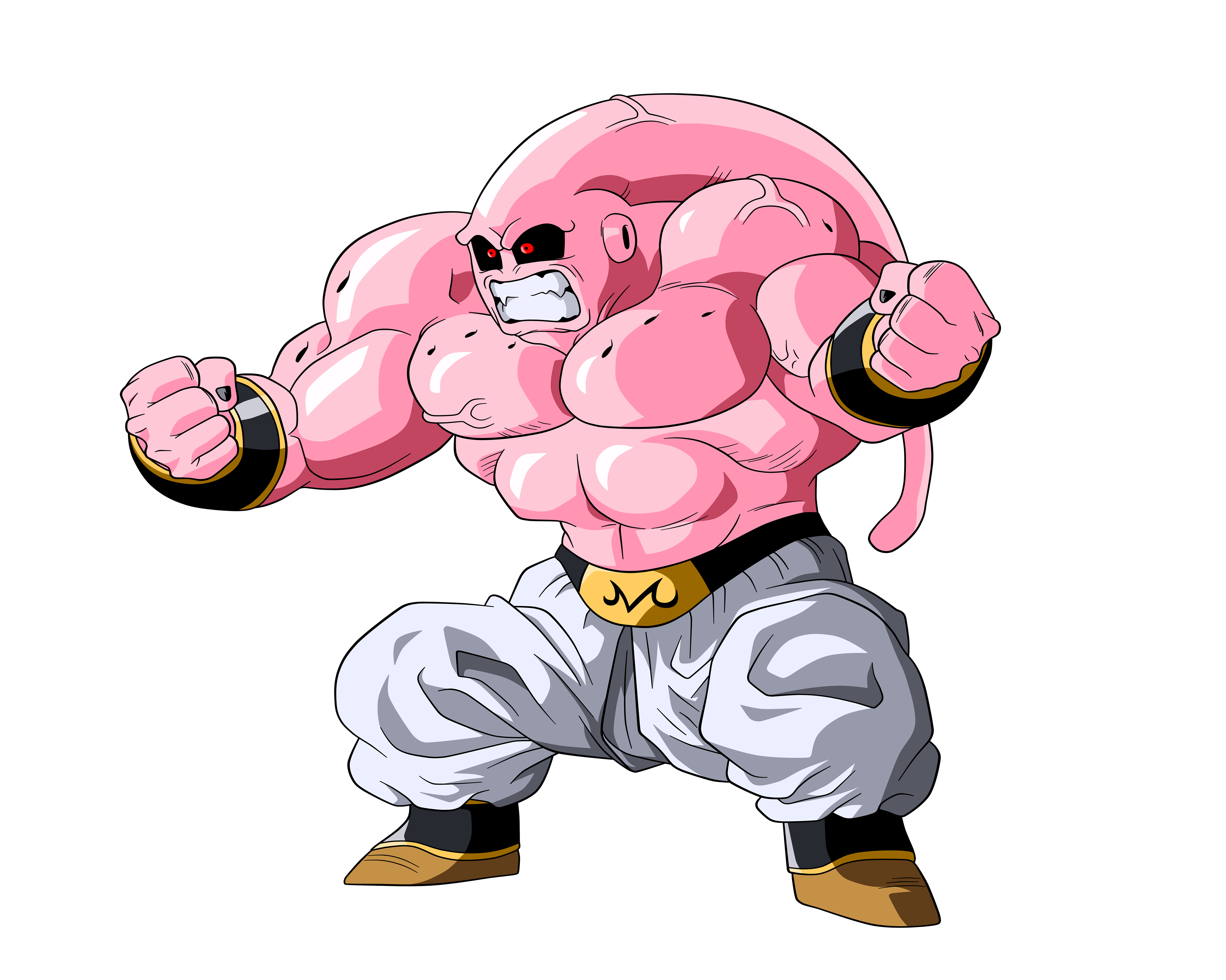 MAJIN BUU minimalist by MinimalistWallpaper