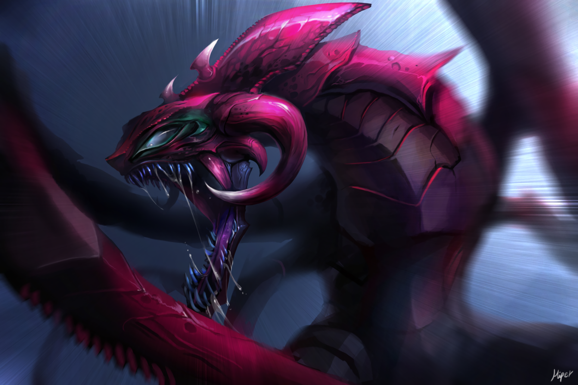 Download Cho'gath (League Of Legends) Video Game League Of Legends HD Wallpaper by KORHIPER