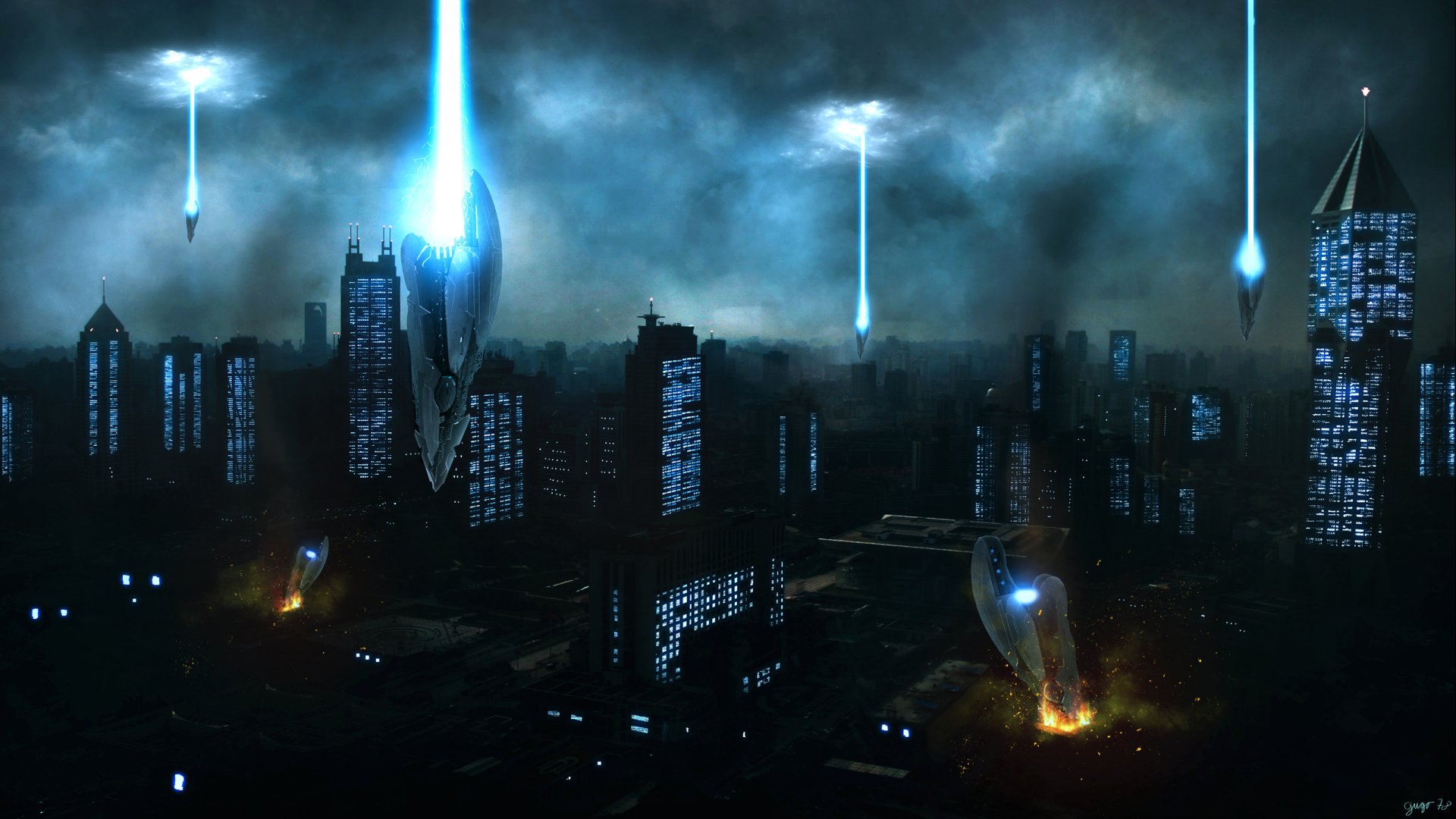 Space Invasion HD Wallpaper | Hintergrund | 2560x1440 | ID:677215 ...