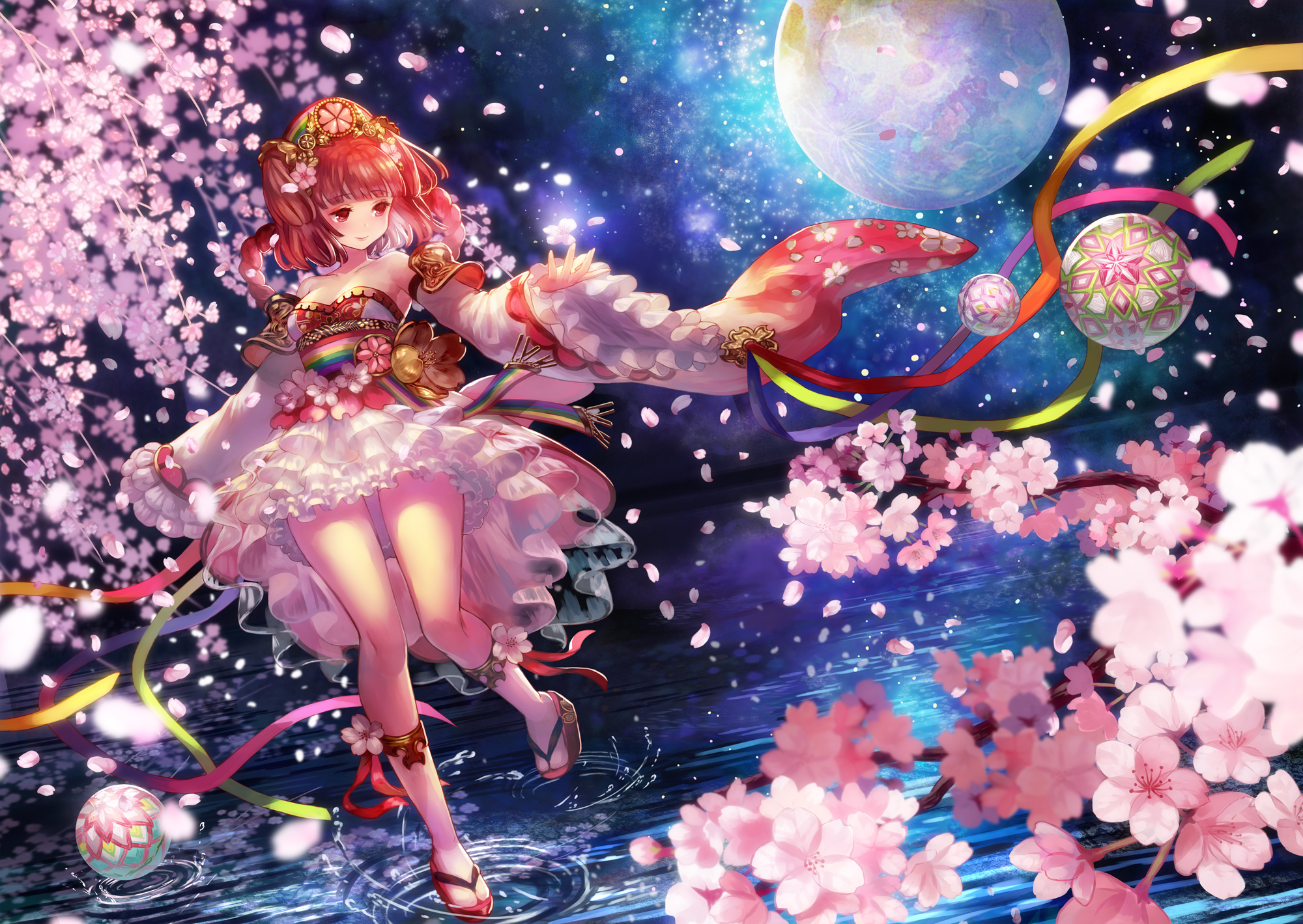 cherry blossom flower girl dress