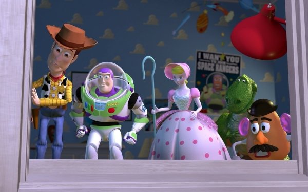 Movie Toy Story Woody Buzz Lightyear Rex Mr. Potato Head Bo Peep HD Wallpaper | Background Image