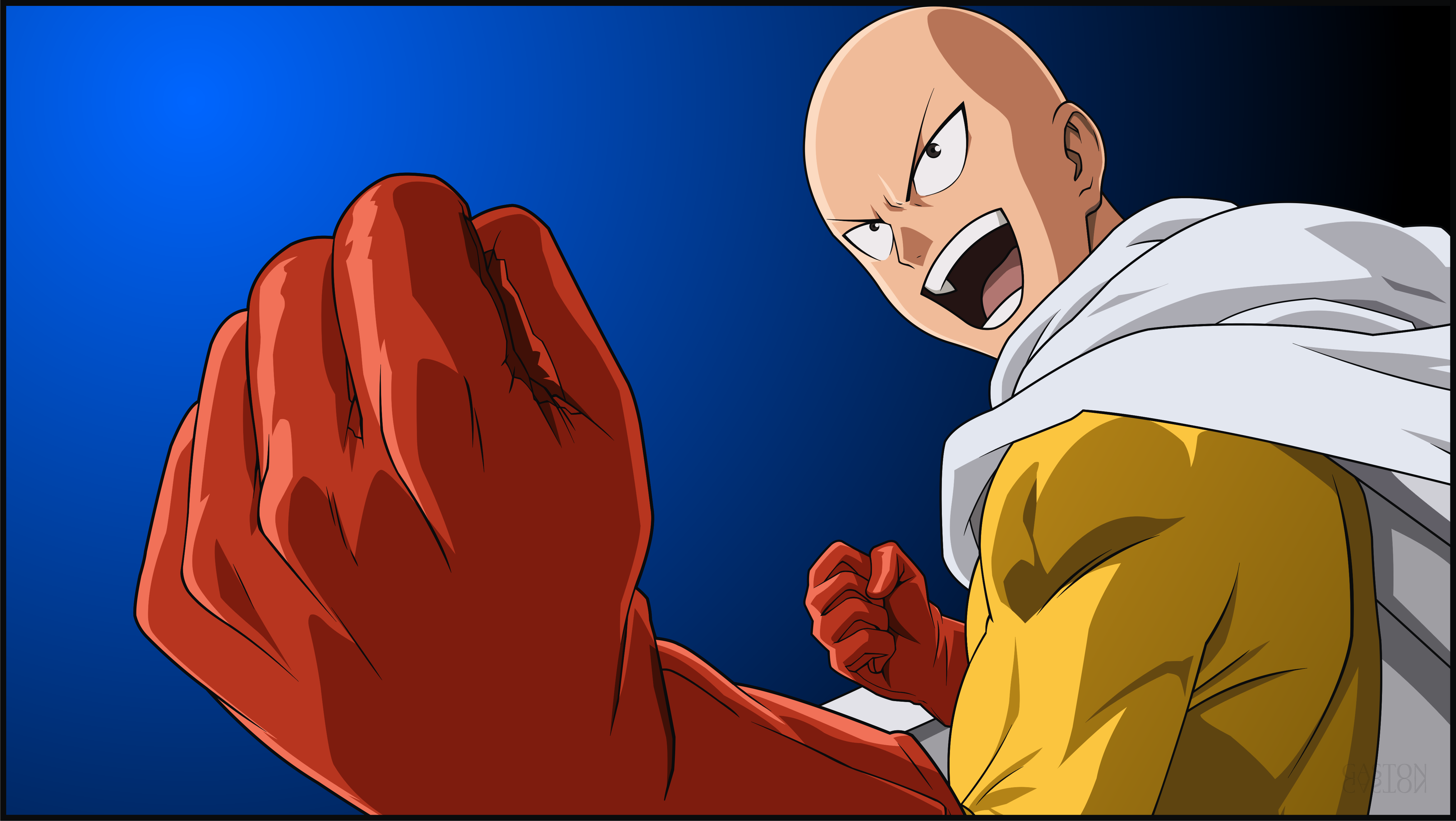 SAITAMA ONE PUNCH MAN Ultra HD Desktop Background Wallpaper for 4K UHD TV :  Widescreen & UltraWide Desktop & Laptop : Tablet : Smartphone