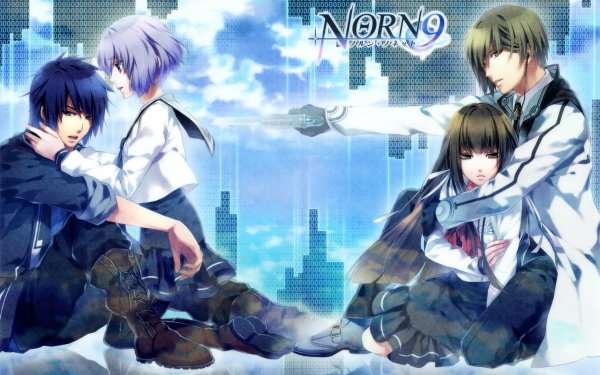Anime Norn9: Norn + Nonette Akito Shukuri Nanami Shiranui Natsuhiko Azuma Mikoto Kuga HD Wallpaper | Background Image