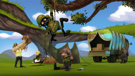 video game A-men HD Desktop Wallpaper | Background Image