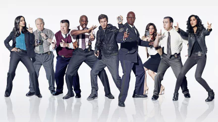 cast TV Show Brooklyn Nine-Nine HD Desktop Wallpaper | Background Image