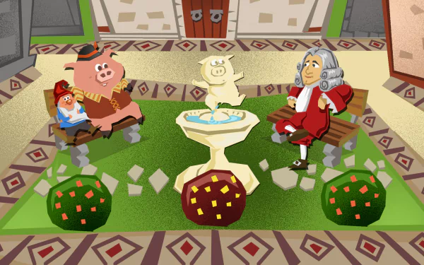 video game Adventurezator: When Pigs Fly HD Desktop Wallpaper | Background Image