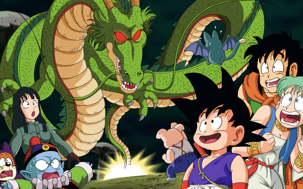 Anime Dragon Ball Goku Bulma Yamcha Oolong Puar Shenron Pilaf HD Wallpaper | Background Image