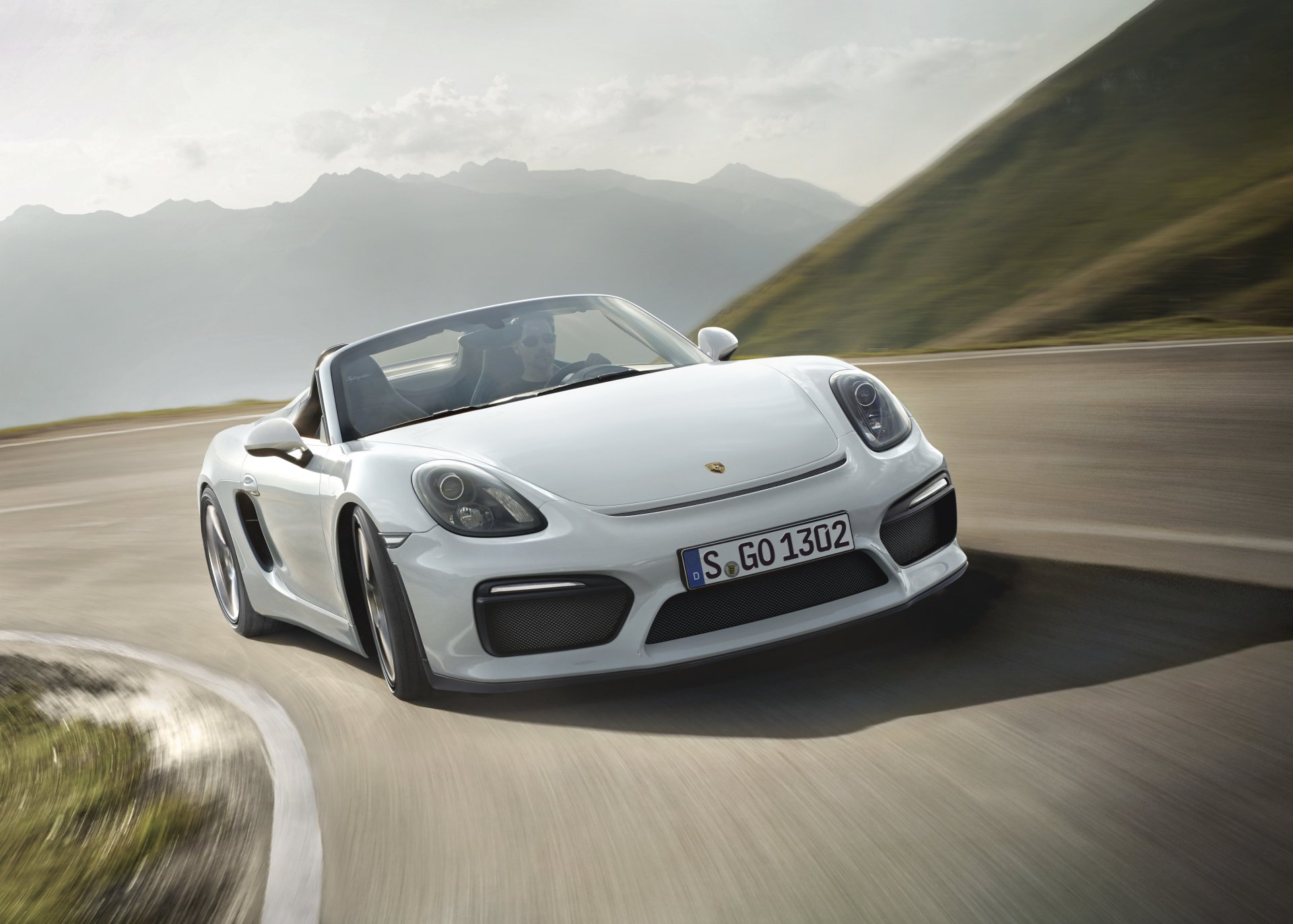Download White Car Car Porsche Vehicle Porsche Boxster HD Wallpaper