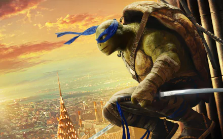 Leonardo (TMNT) movie Teenage Mutant Ninja Turtles: Out Of The Shadows HD Desktop Wallpaper | Background Image