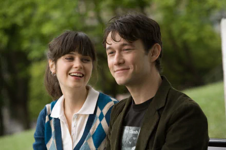 Zooey Deschanel Summer Finn Joseph Gordon-Levitt Tom Hansen movie 500 Days Of Summer HD Desktop Wallpaper | Background Image