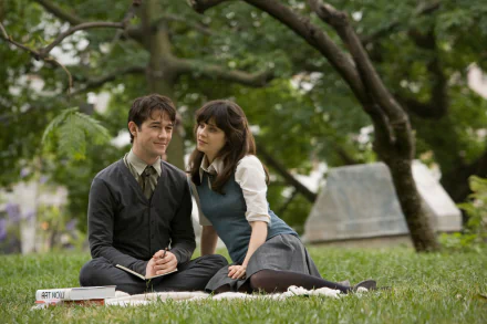 Zooey Deschanel Summer Finn Joseph Gordon-Levitt Tom Hansen movie 500 Days Of Summer HD Desktop Wallpaper | Background Image