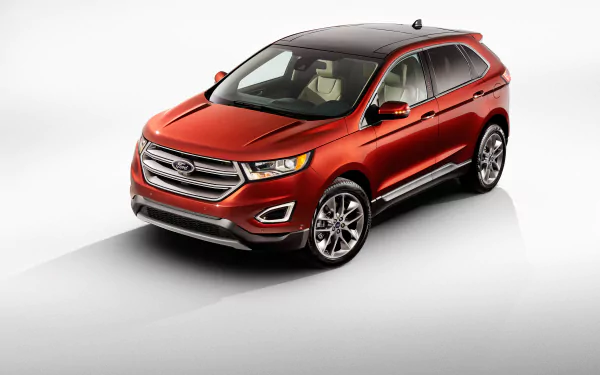 orange car car SUV Ford vehicle Ford Edge HD Desktop Wallpaper | Background Image