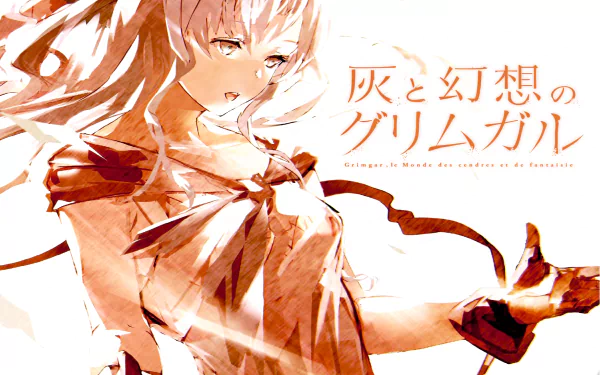 HD PC desktop wallpaper featuring Yume from the anime Grimgar of Fantasy and Ash, showcasing a detailed and artistic anime-style illustration.