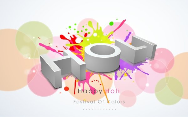 Holiday Holi Colors HD Wallpaper | Background Image