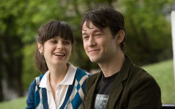 Zooey Deschanel Summer Finn Joseph Gordon-Levitt Tom Hansen movie 500 Days Of Summer HD Desktop Wallpaper | Background Image