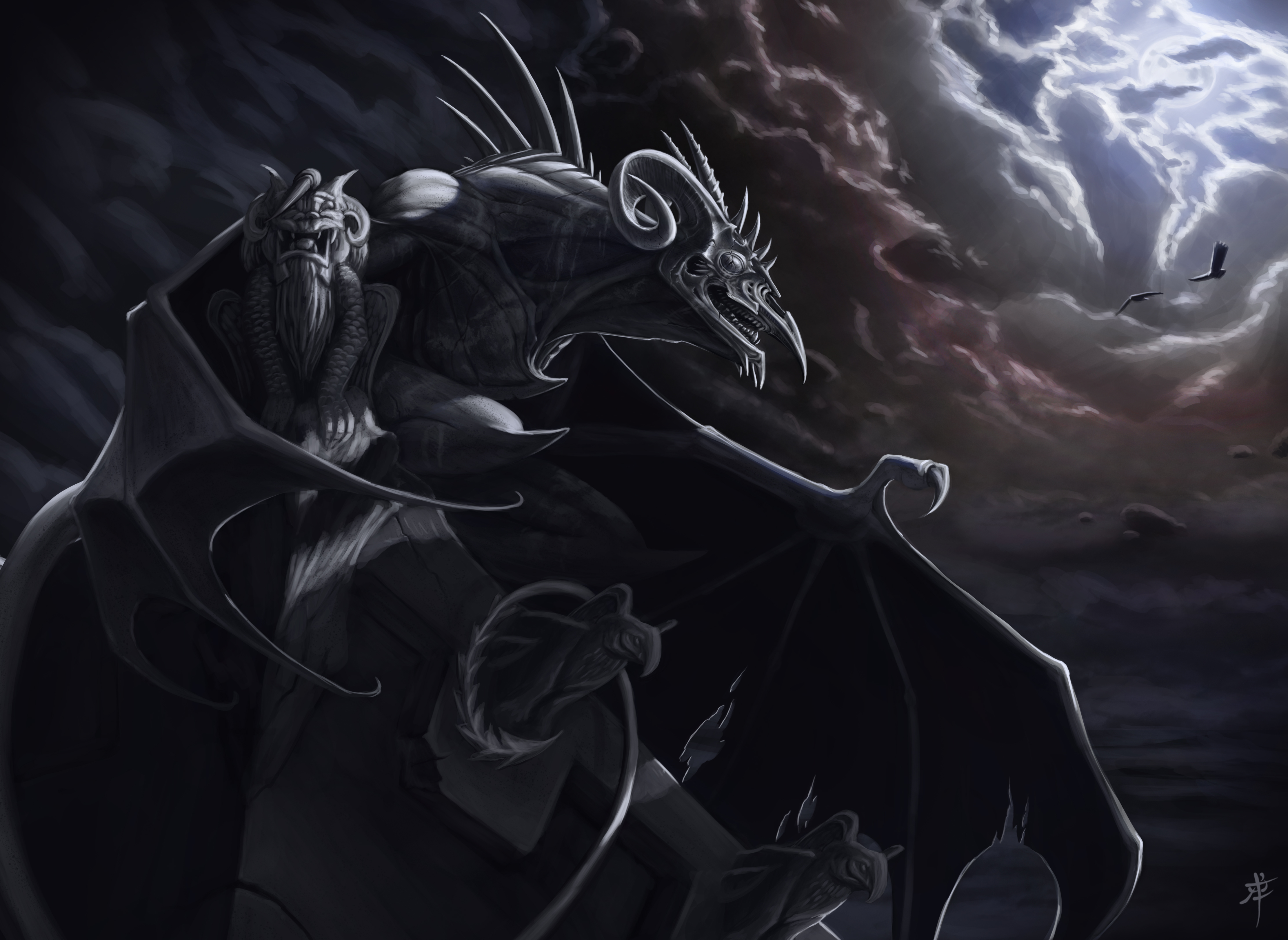 Dark Creature HD Wallpaper | Background Image